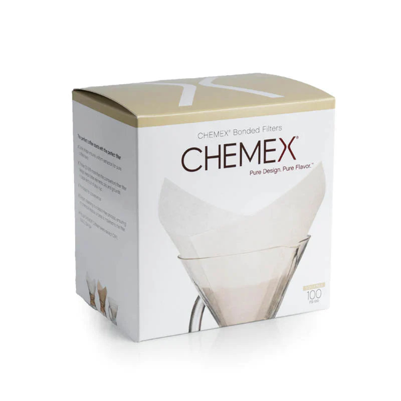 Chemex Bonded Pre-Folded Square Filters - 100 pack