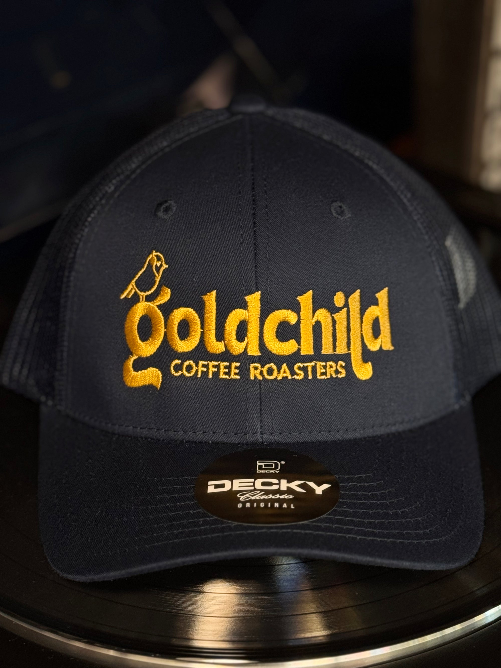 Goldchild Curved Brim Mesh Snapback