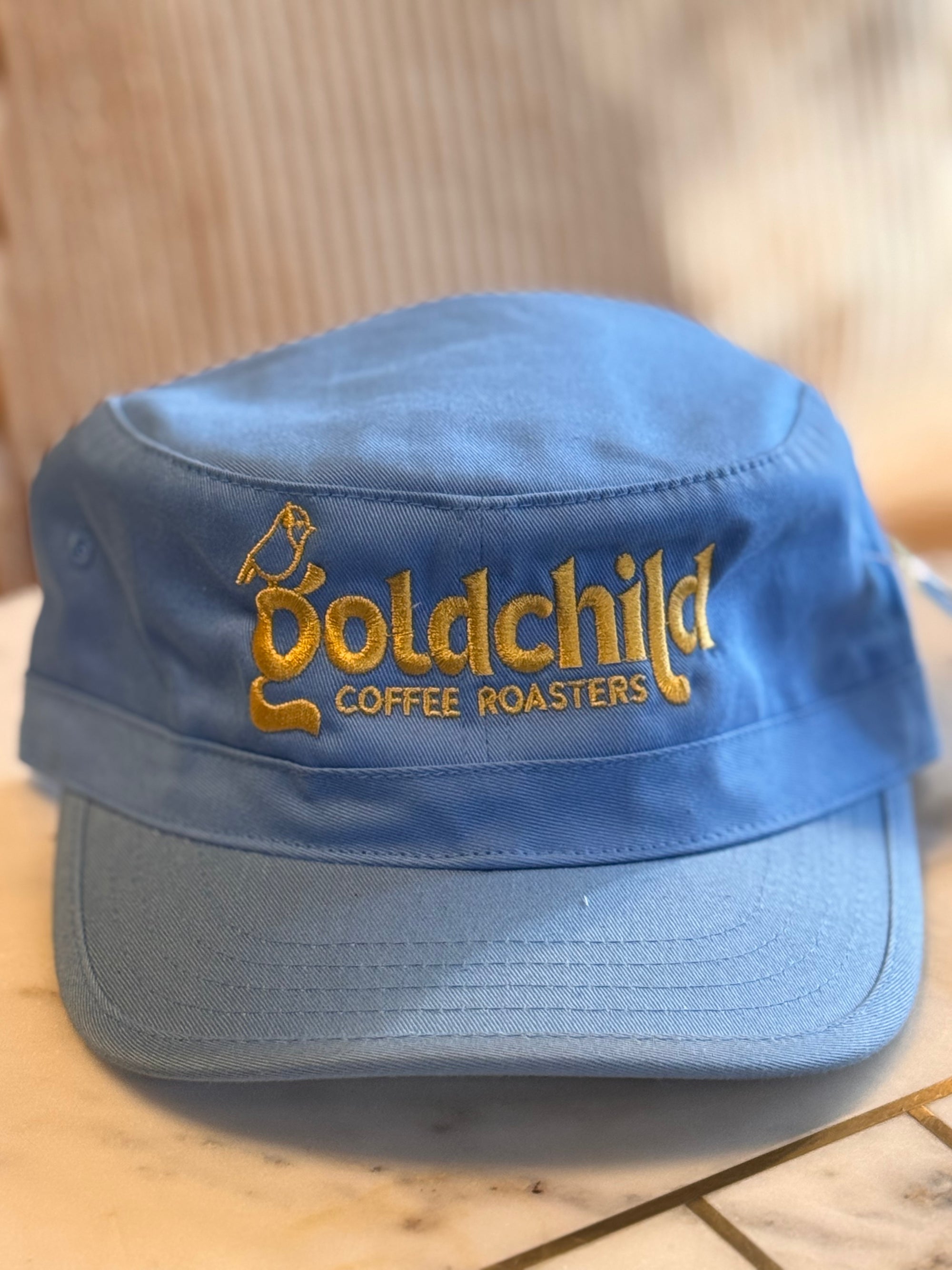 Goldchild Blue 5 Panel Camper Hat
