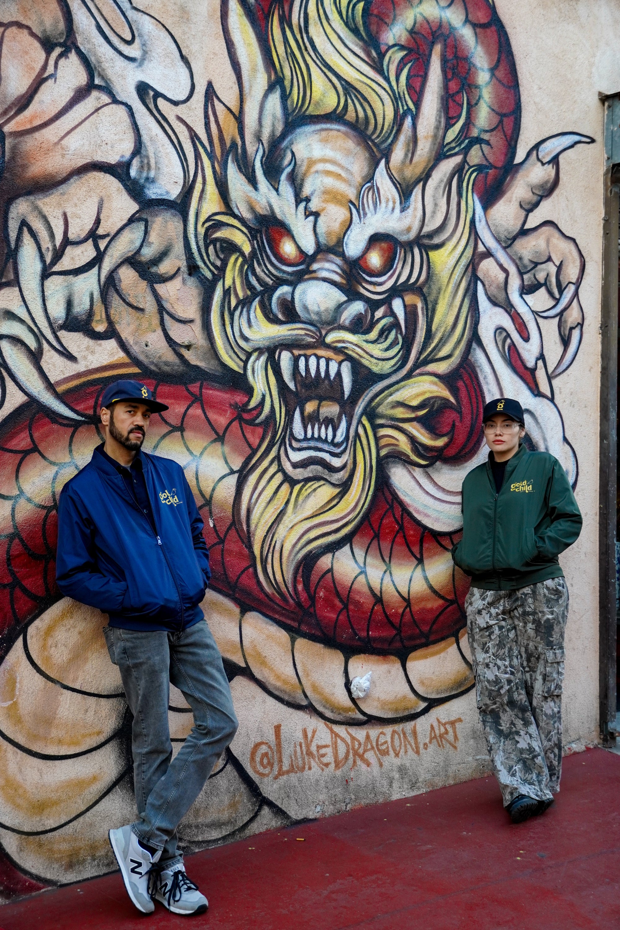 Goldchild Coffee Roasters Windbreaker Jacket - Olive Green