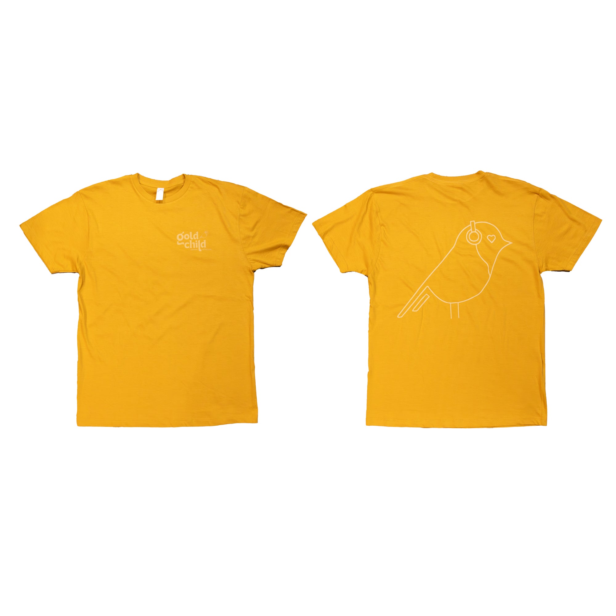 Goldchild Stacked Essential Tee - Gold