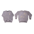 Goldchild Pocket G Back Bird Crewneck – Gray Wash