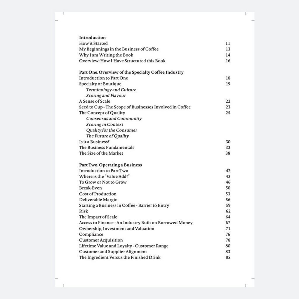 The Business of Specialty Coffee by Maxwell Dashwood