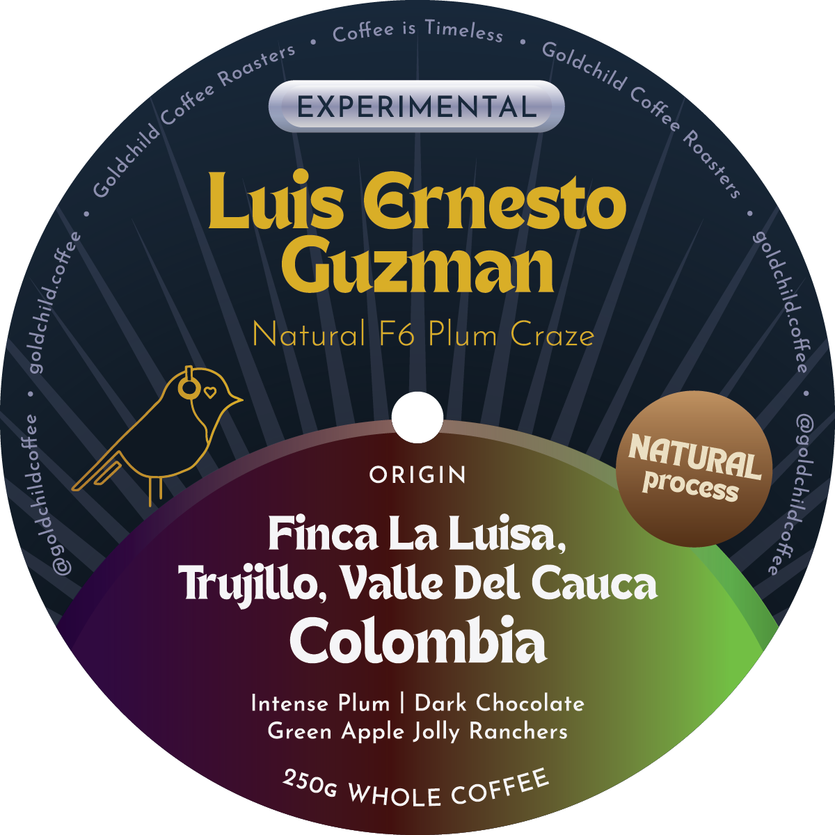 Luis Ernesto Guzmán – Natural F6 Plum Craze - Colombia