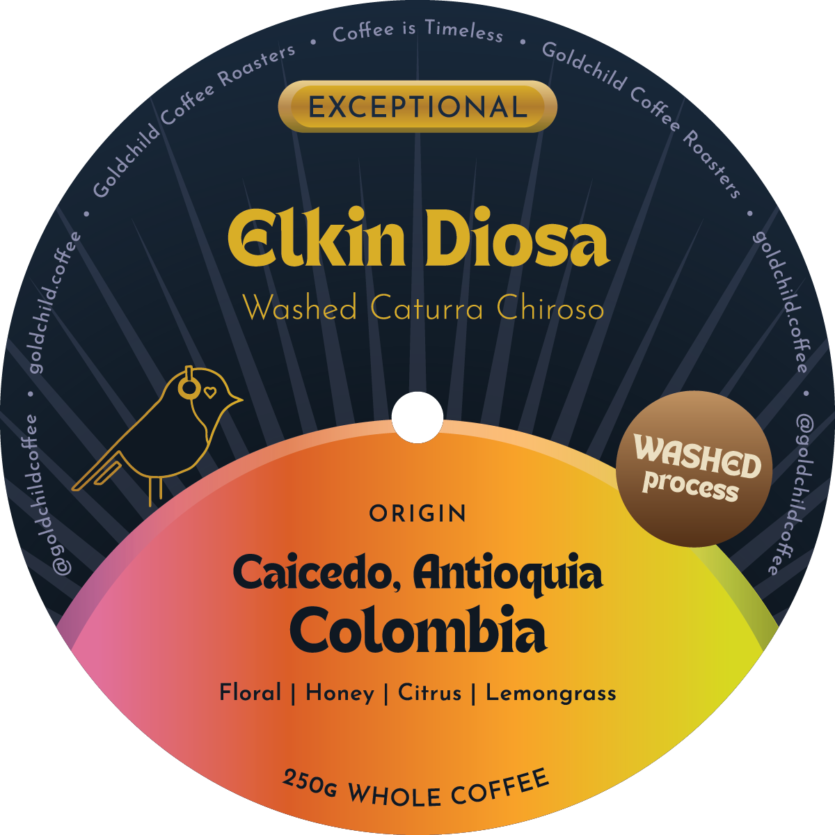 Elkin Diosa – Washed Caturra Chiroso - Colombia