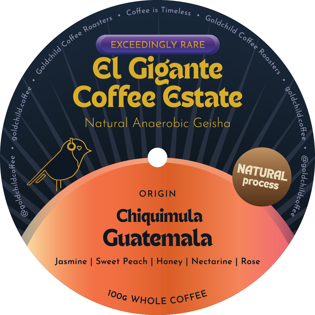 El Gigante Coffee Estate – Natural Anaerobic Geisha - Guatemala